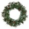 Northlight Real Touch Snow Valley Pine Artificial Christmas Wreath Unlit 24"